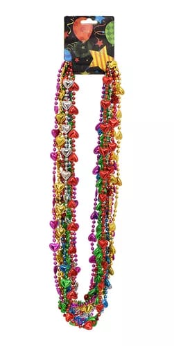 Collares Hora Loca corazones x12. XL02