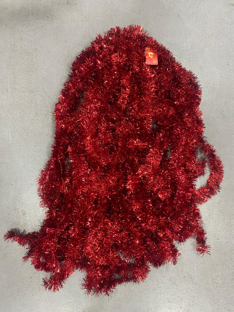 Guirnalda navideña roja. Z8301