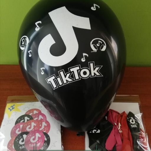 Globos de látex para decoración tik tok r12 10pcs. GTT92