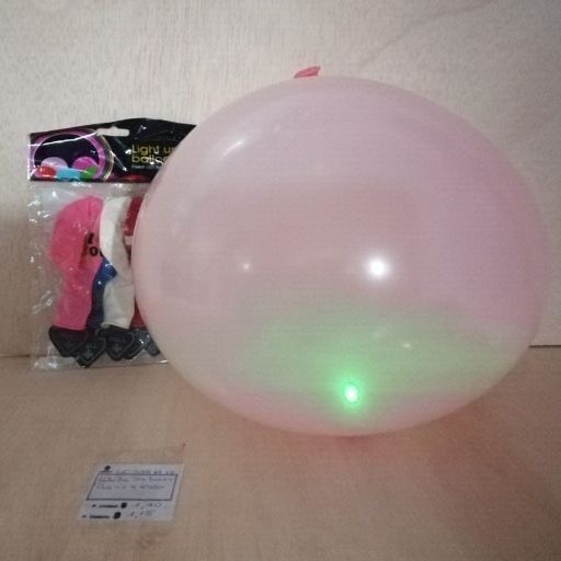 Globos de látex r12 con luz 5pcs. LC358