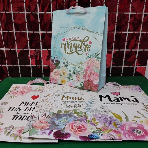 Funda de regalo de cartón grande día de las madres 40x30x12cm. L2903