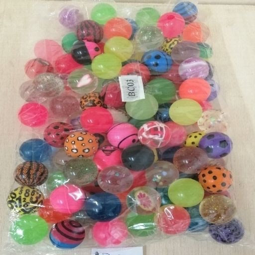 Pelotas saltarinas 3cm 10pcs. BC03