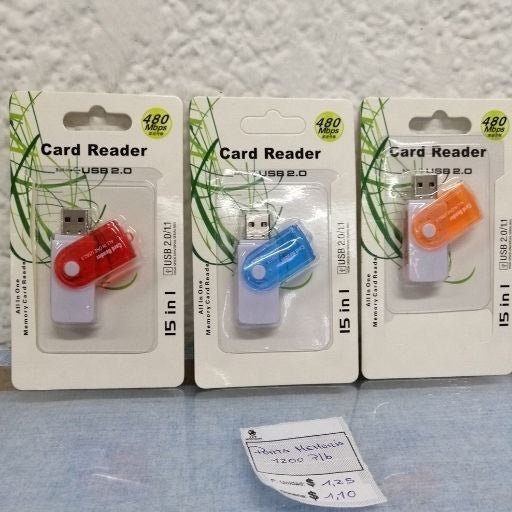 Lector de tarjeta de memoria USB. 1235