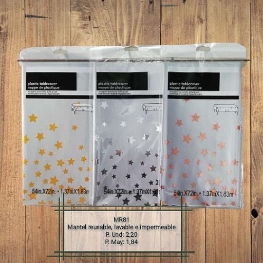 Mantel de estrellas 183x137cm. MR81