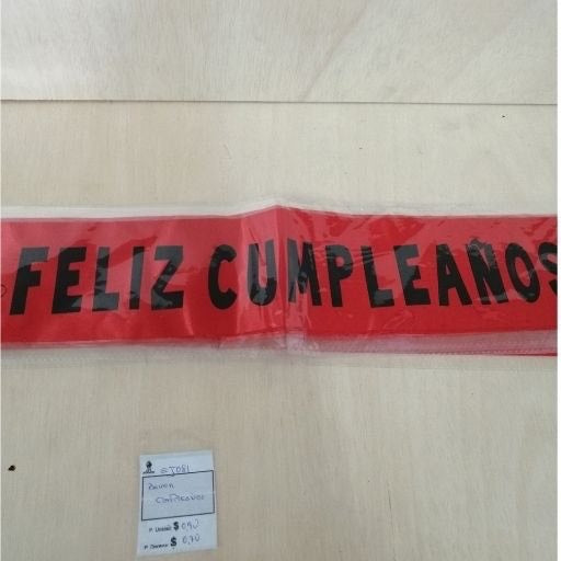 Banner feliz cumpleaños. GJ081