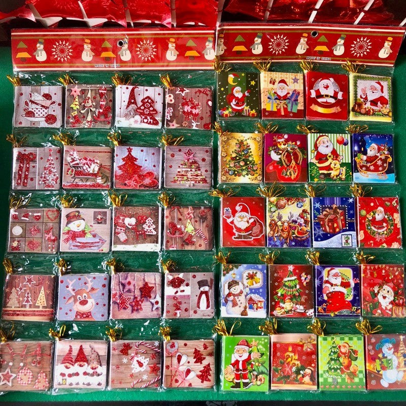 Blíster tarjetas de regalo Navidad 144pcs. BV191701