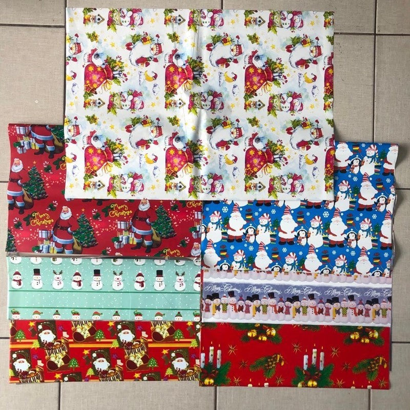 Papel de regalo navidad x10pcs surtido metalizado. PRN212