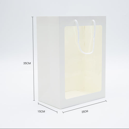 Funda de regalo con ventana 25x15x35cm. HB.SXKCD