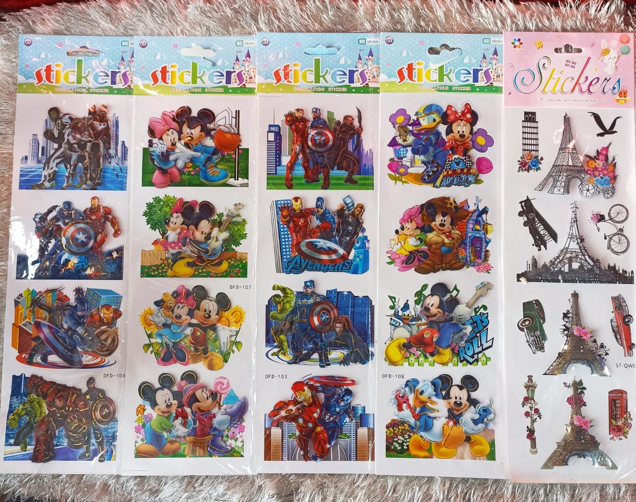 Stickers variados x4pcs. CS002