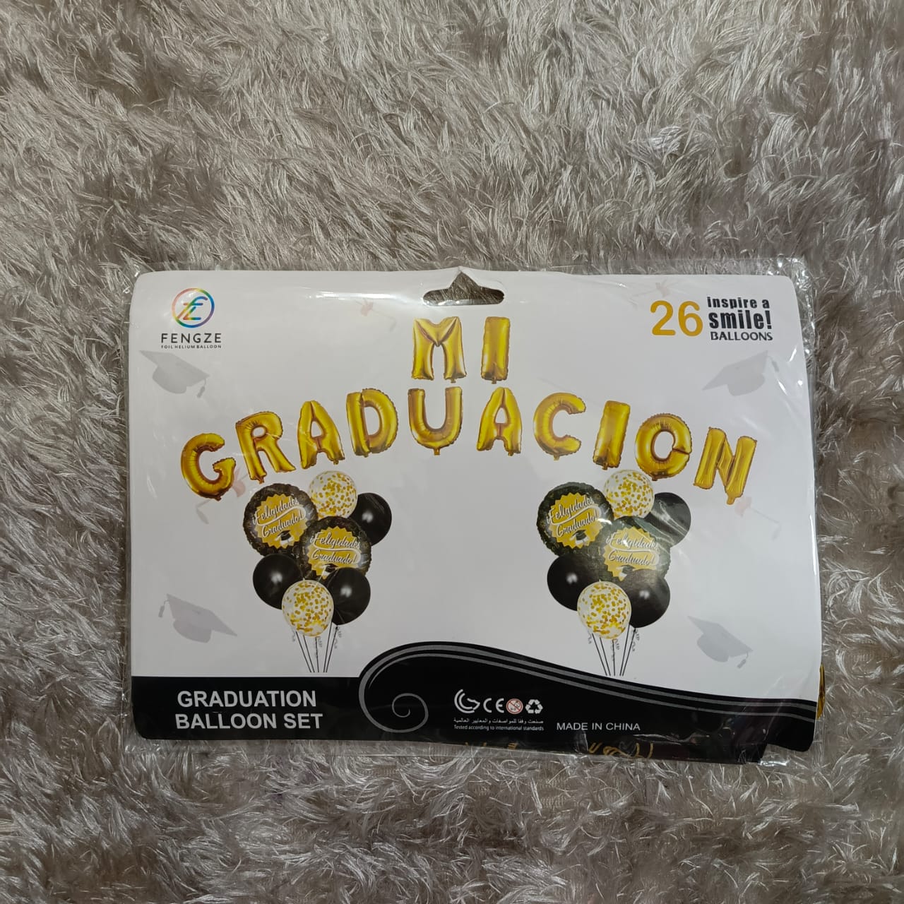 Set de globos Mi Graduación 26pcs. GHA27