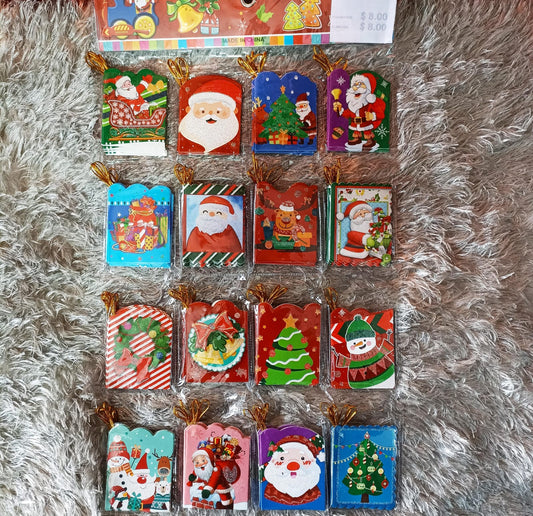 Blíster tarjetas de regalo Navidad 128pcs. BV191700
