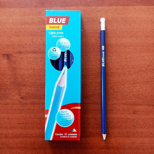 Caja de lápices 12pcs. BLUE