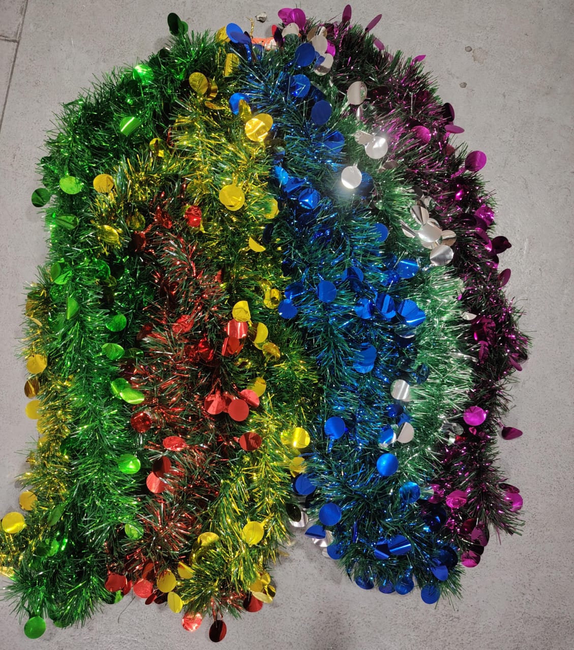 Guirnalda navideña esferas 1.80mts. MJ132