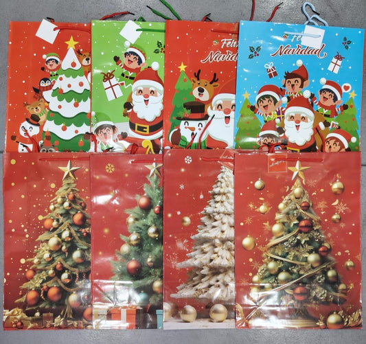 Funda de regalo de papel grande Navidad 44x32x11.5cm. SD19