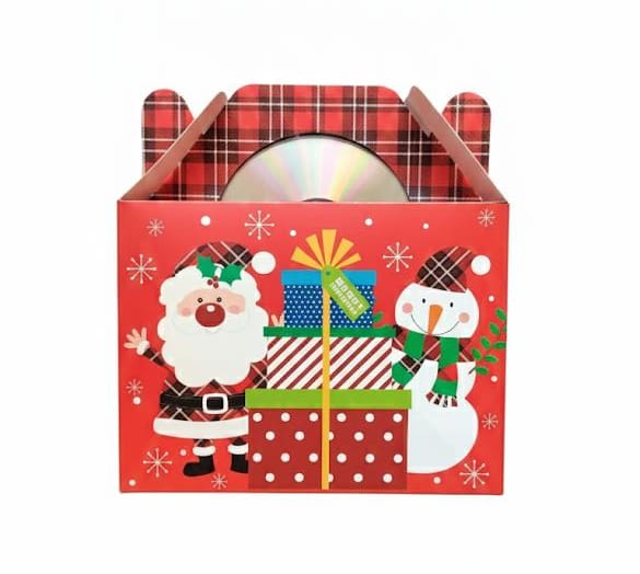 Caja de regalo Navideña tipo lonchera 21x16x11cm. NAV5167