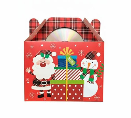 Caja de regalo Navideña tipo lonchera 21x16x11cm. NAV5167