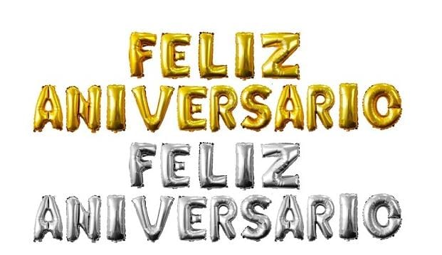 Globo frase feliz aniversario 16". G229235