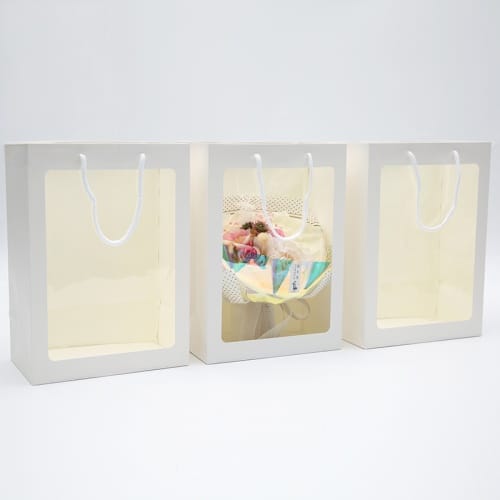 Funda de regalo con ventana 25x15x35cm. HB.SXKCD