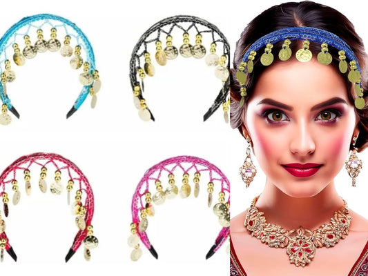 Diadema Árabe con monedas. GJ732