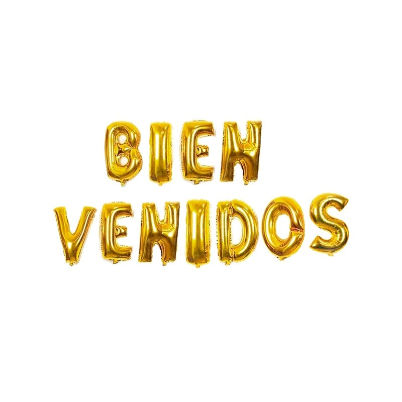 GLOBOS FRASE BIENVENIDOS 16". 05139