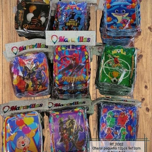 Charoles pequeños 12pcs. 12*9cm. RT_F002