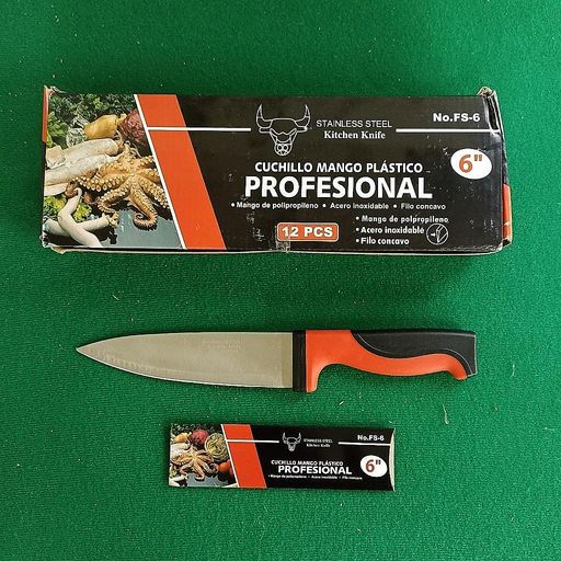 Utensilio de cocina 6" con mango de plástico. F39220