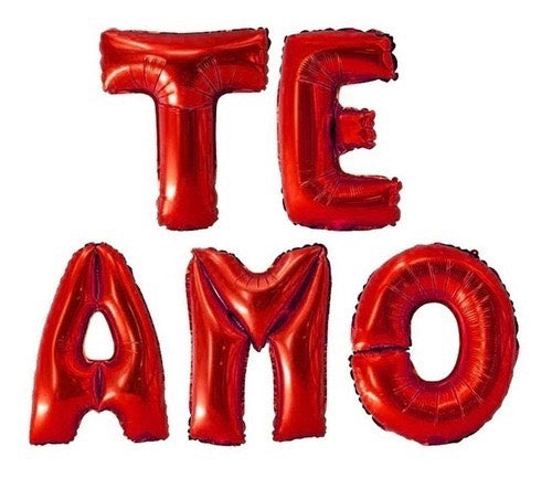 Globos frase te amo 16". LM31