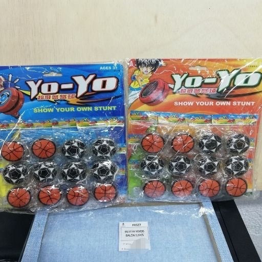 Yoyo con diseño de balón. F0327