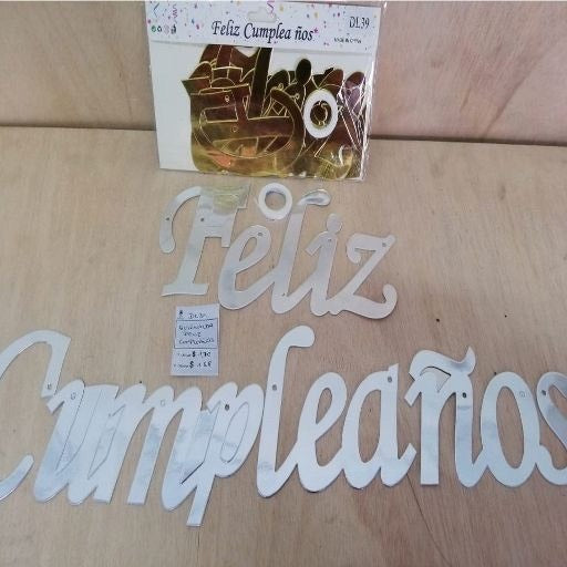 Guirnalda frase feliz cumpleaños. DL39