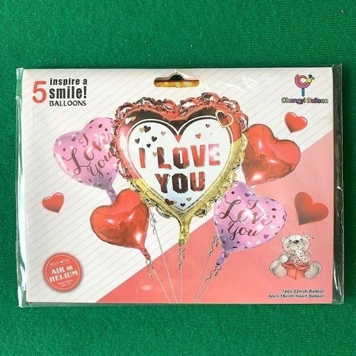 Set de globos de amor 5pcs. Y5394