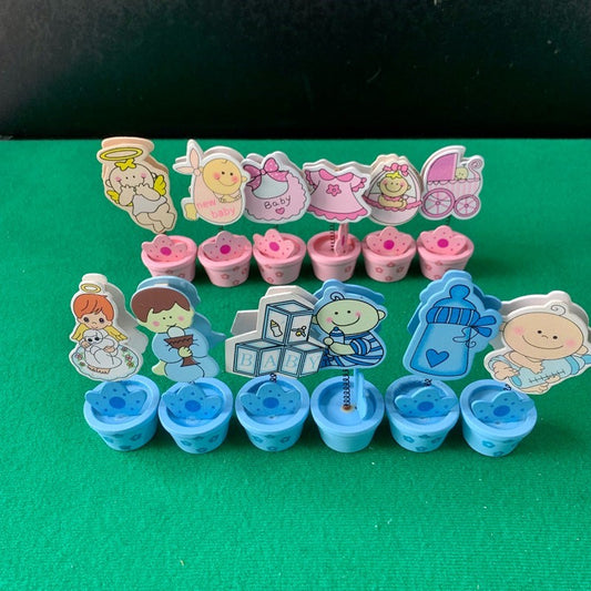 Recuerdo portarretrato baby shower macetero. 6258