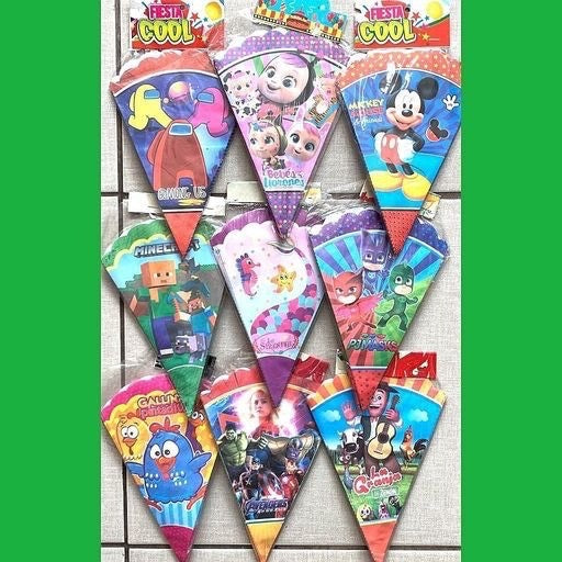 Canguileras de papel personajes 12pcs. 7592