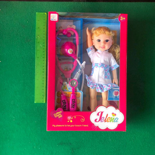Muñeca doctora con accesorios. 89008