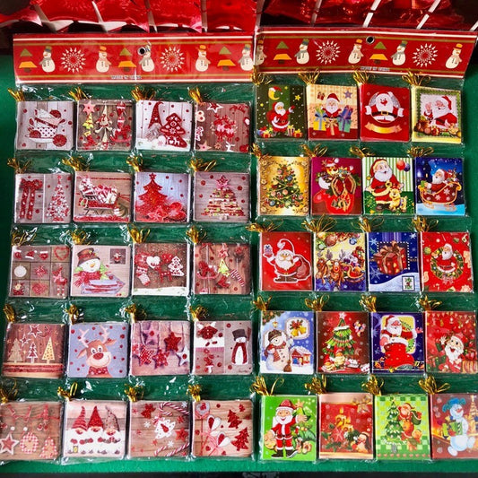 Blíster tarjetas de regalo Navidad 144pcs. BV191701