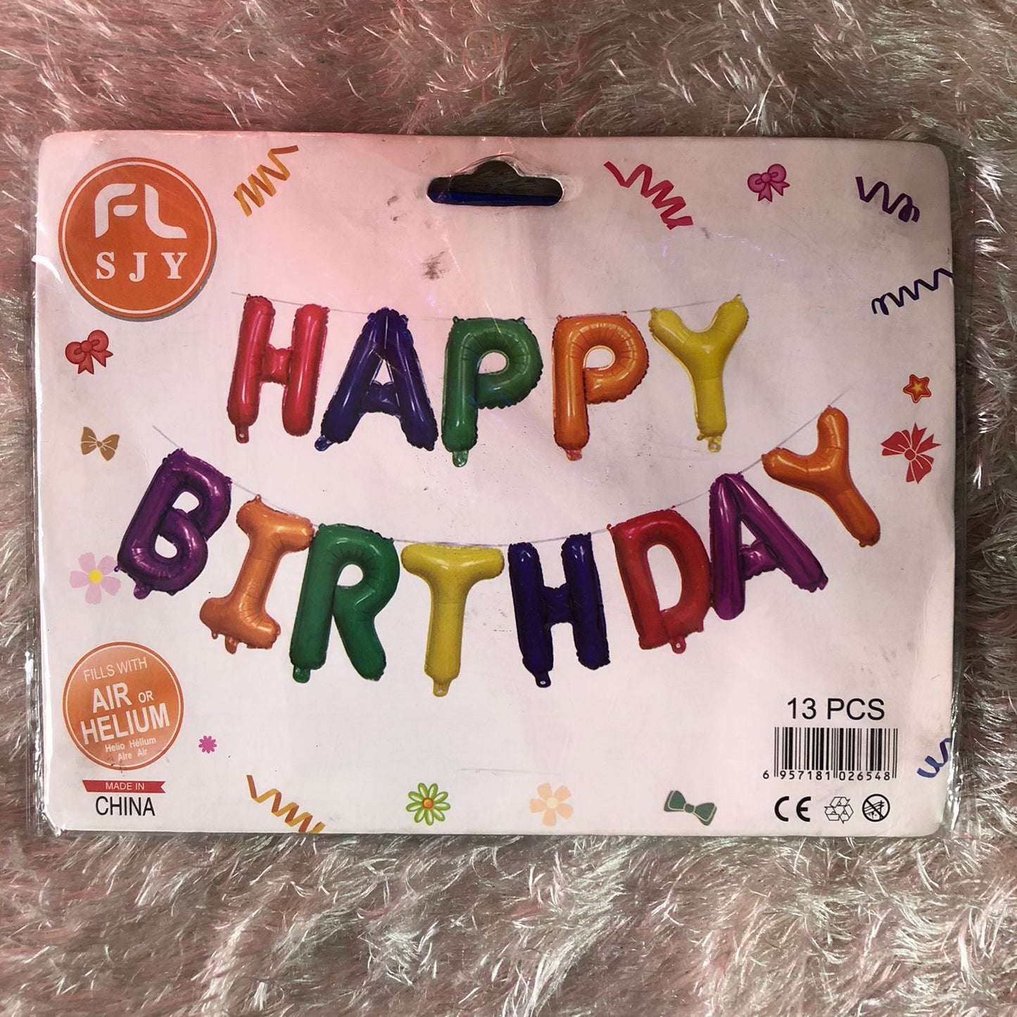 Globos frase happy birthday 16". LM023