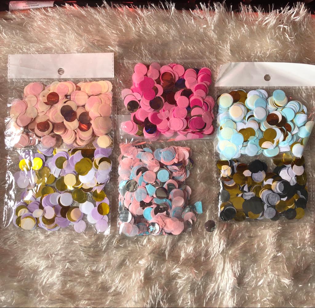 Paq. de confeti. CNF308