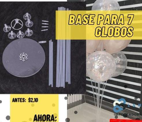 Base para 7 globos. BG883