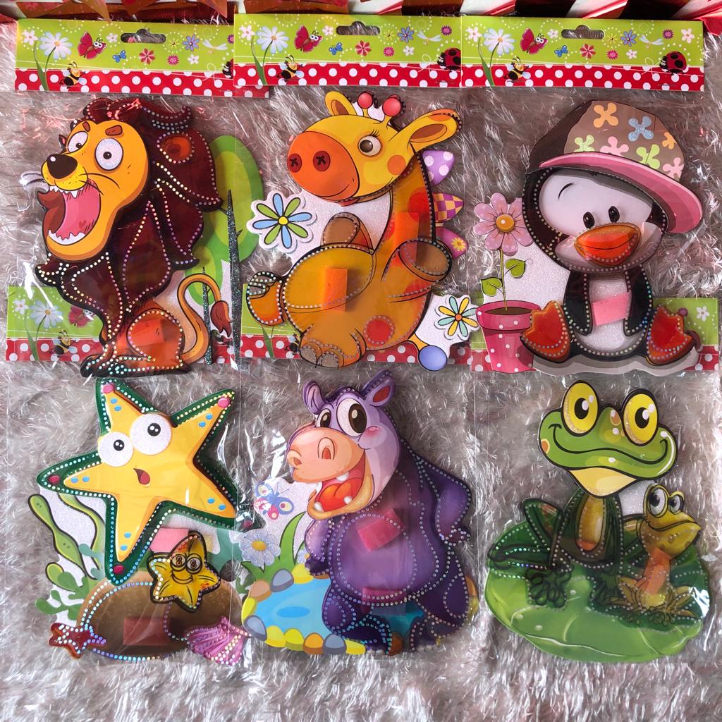 Sticker para decoración animalitos. F1080326