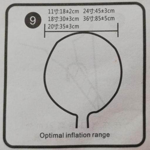 Globo burbuja de color talla 20 (35±3cm). C5653