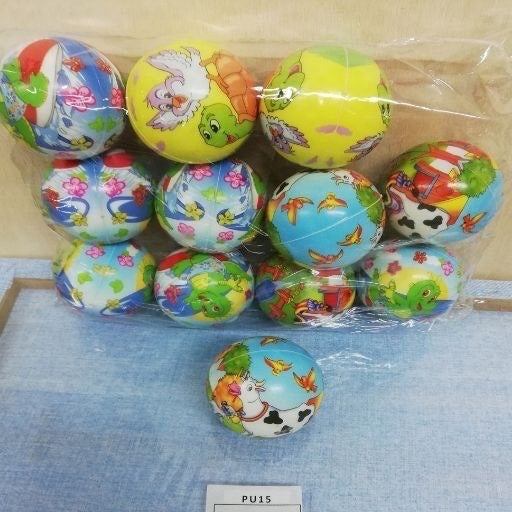 Pelota antiestrés pequeña animalitos. PU15