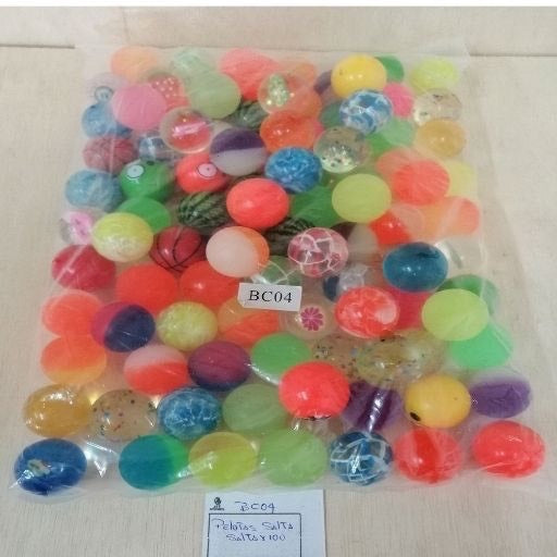 Pelotas saltarinas 3,5cm 10pcs. BC04