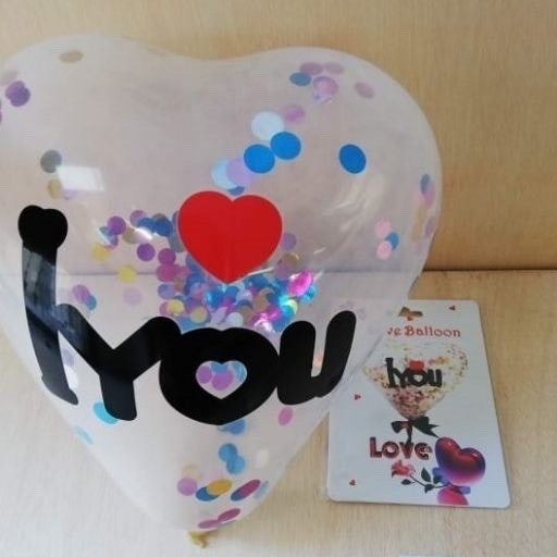 Globo de látex en forma de corazón. C5694