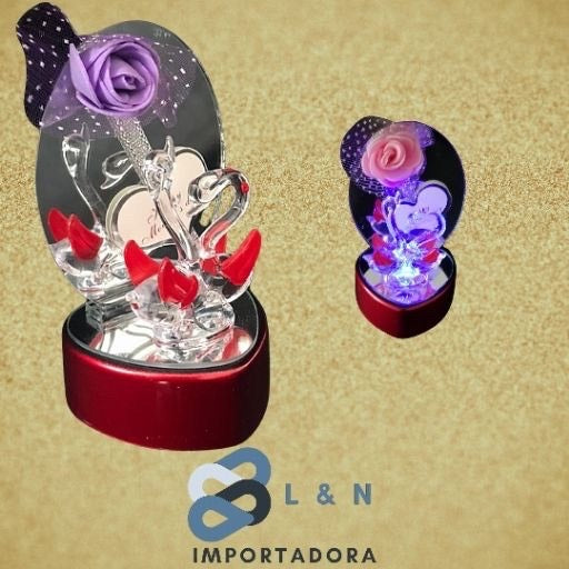 Adorno peq. con luz happy mother's day cajita 11*7,5cm. 16121511