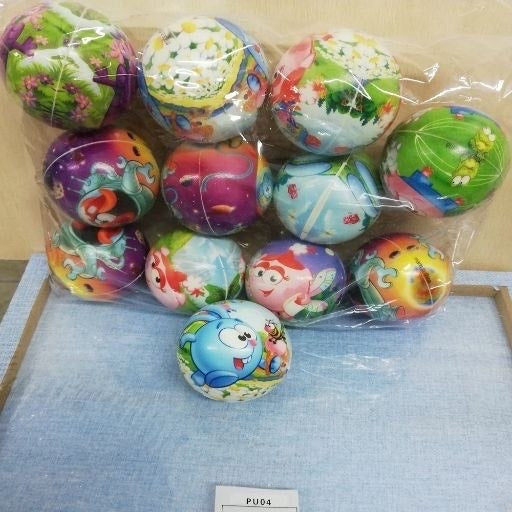 Pelota antiestrés animalitos espaciales. PU04