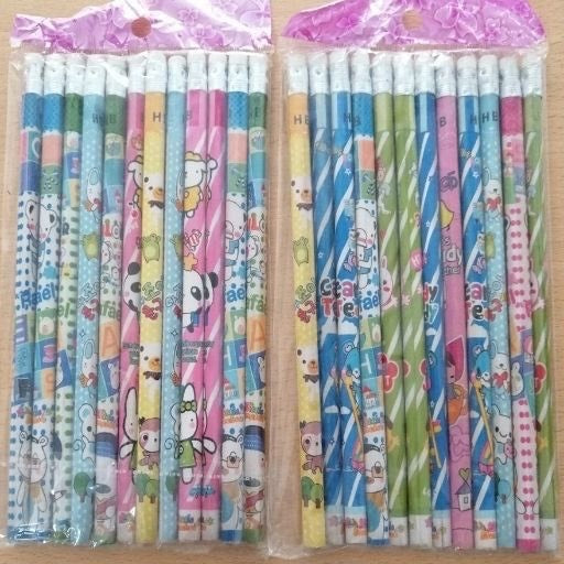 Lápices con diseños de animalitos 12pcs. AB1
